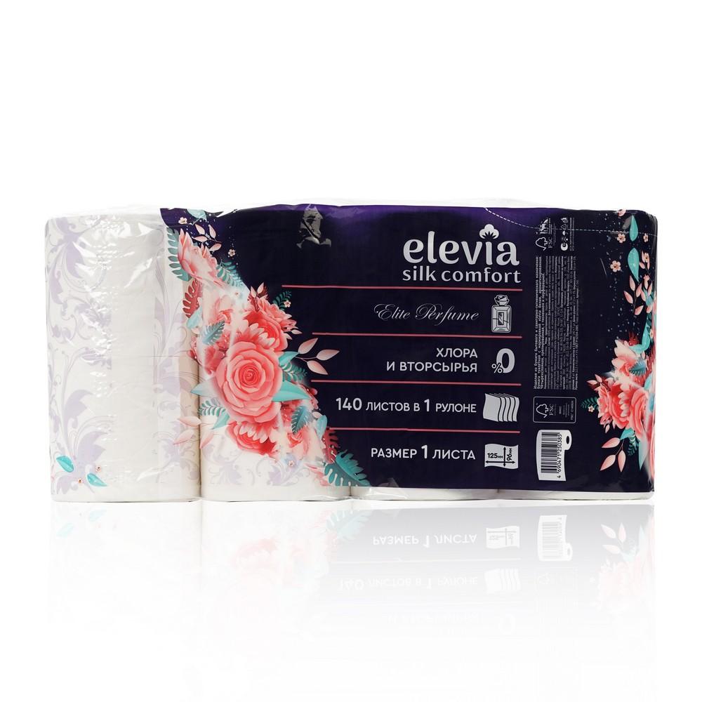 Туалетная бумага Elevia Elite perfume 4-х слойная , 8шт. Фото 3.