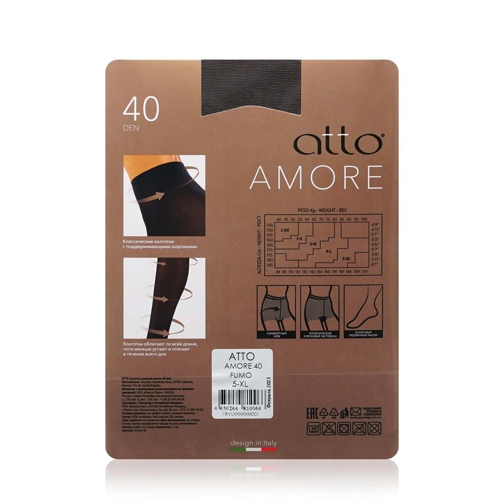 Женские поддерживающие колготки Atto Amore 40den fumo 5 размер. Фото 2.