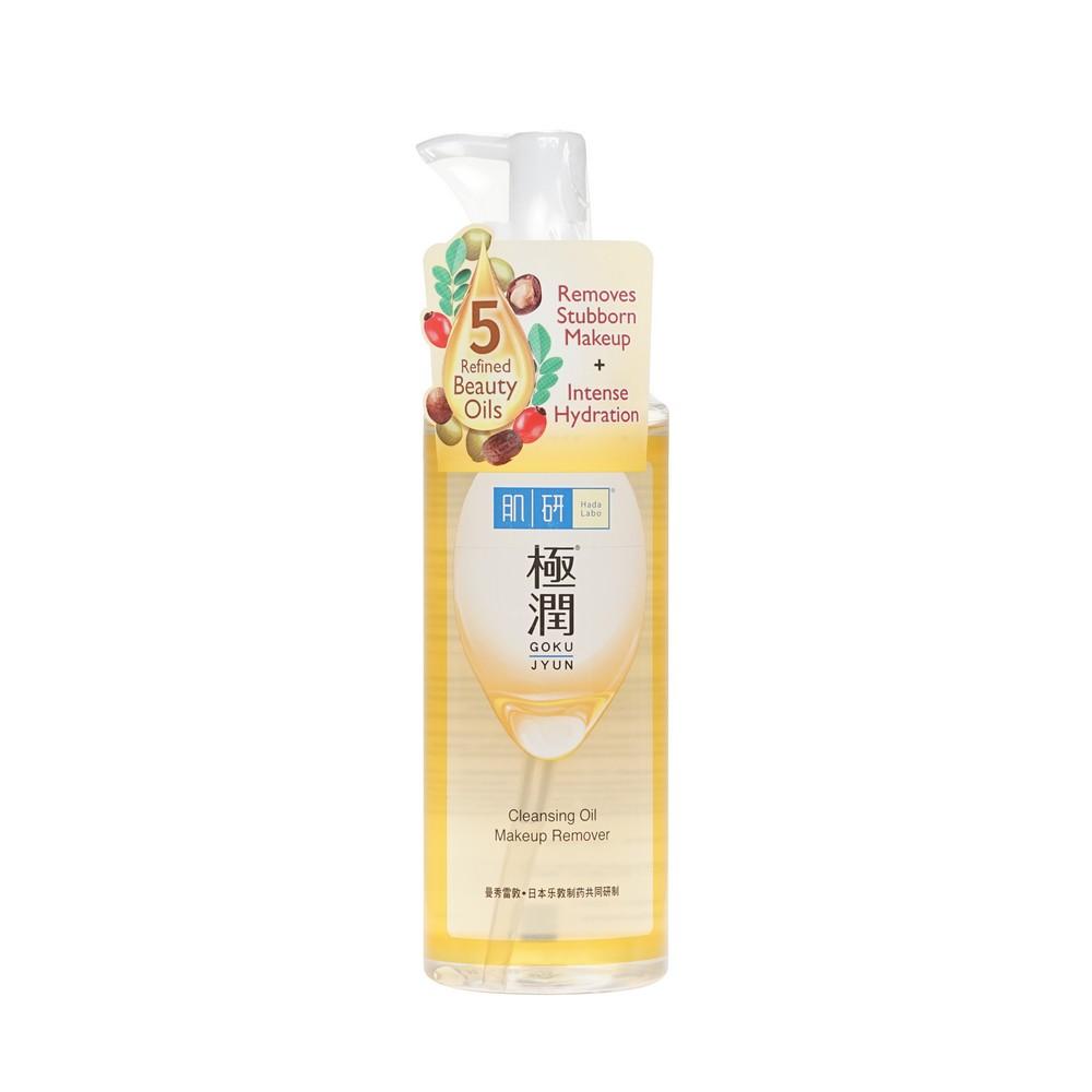 Увлажняющее Гидрофильное масло Hadalabo Gokujyun Hydrating Cleaning Oil 200мл. Фото 1.