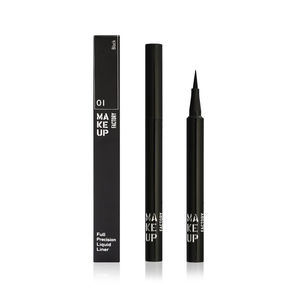 Жидкая подводка для век Make Up Factory Full Precision Liquid Liner 01 1мл.