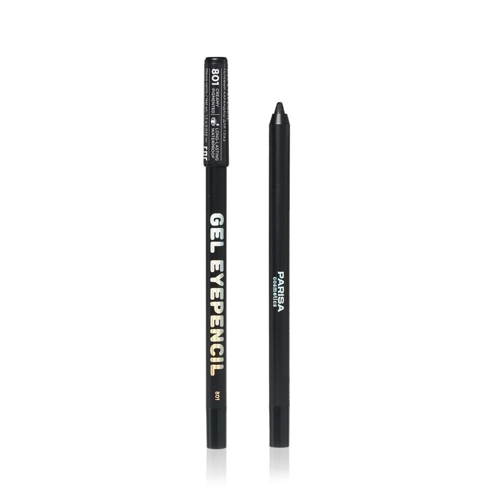 Карандаш для век Parisa Cosmetics Gel Eyepencil 801 1,2г. Фото 1.