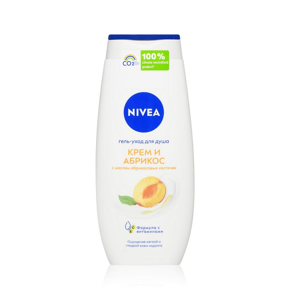 Крем - гель NIVEA для душа " молоко и абрикос " 250мл. Фото 1.