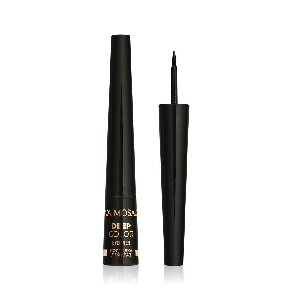 Подводка для век Eva Mosaic Deep Color Eyeliner Черная 2,5мл.