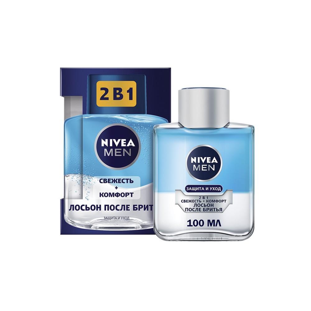 Лосьон после бритья NIVEA Men " Защита и уход " 2 в 1 100мл. Фото 1.