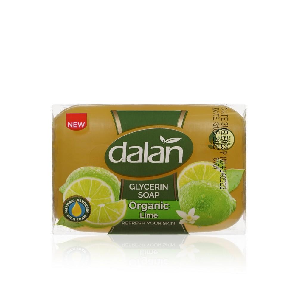 Мыло глицериновое Dalan Organic " Lime " 100г. Фото 1.