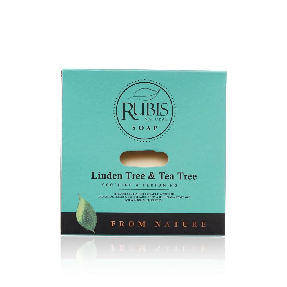 Мыло туалетное Rubis From Nature " Linden Tree & Tea Tree " 125г.