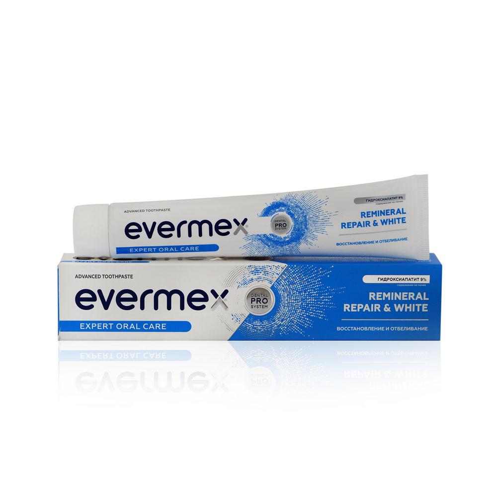 Зубная паста Evermex " Remineral Repair & White " 75мл. Фото 7.