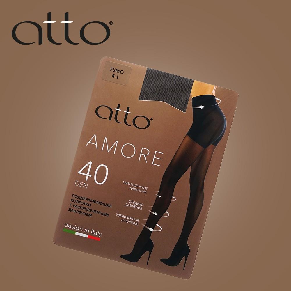 Женские поддерживающие колготки Atto Amore 40den fumo 4 размер. Фото 9.