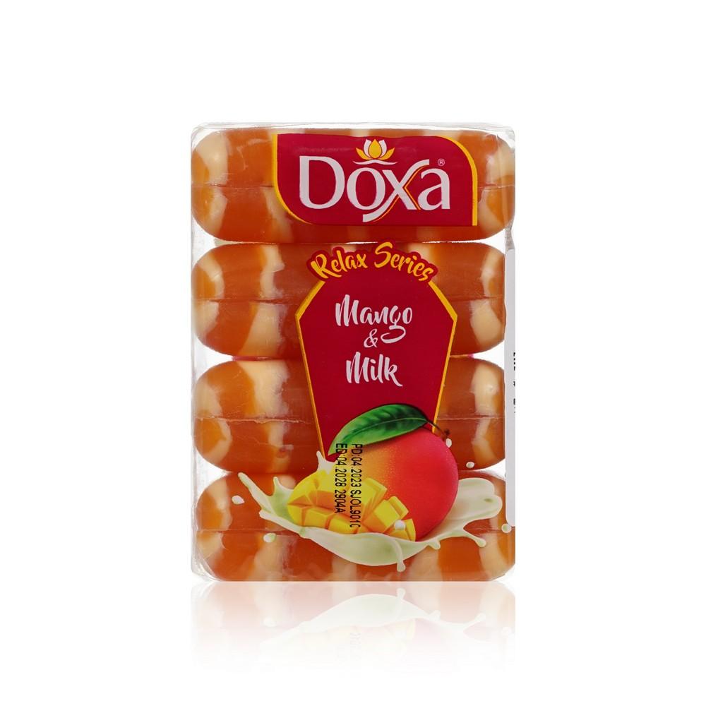 Мыло туалетное Doxa Relax series " Mango & Milk " 4*75г.