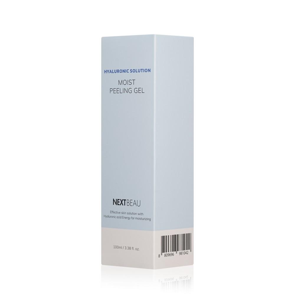 Увлажняющий отшелушивающий пилинг - гель для лица Nextbeau Hyaluronic Solution " Moist Peeling Gel " с гиалуроновой кислотой 100мл. Фото 3.