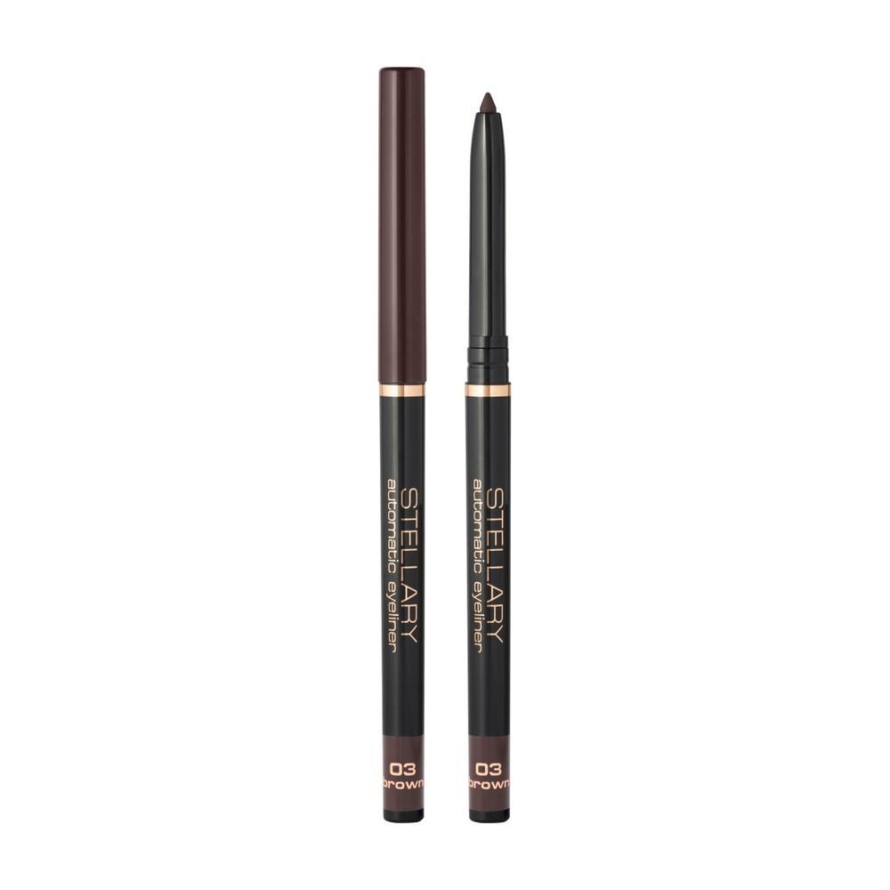 Автоматический карандаш для век Stellary Automatic eyeliner 03 0,28г. Фото 1.