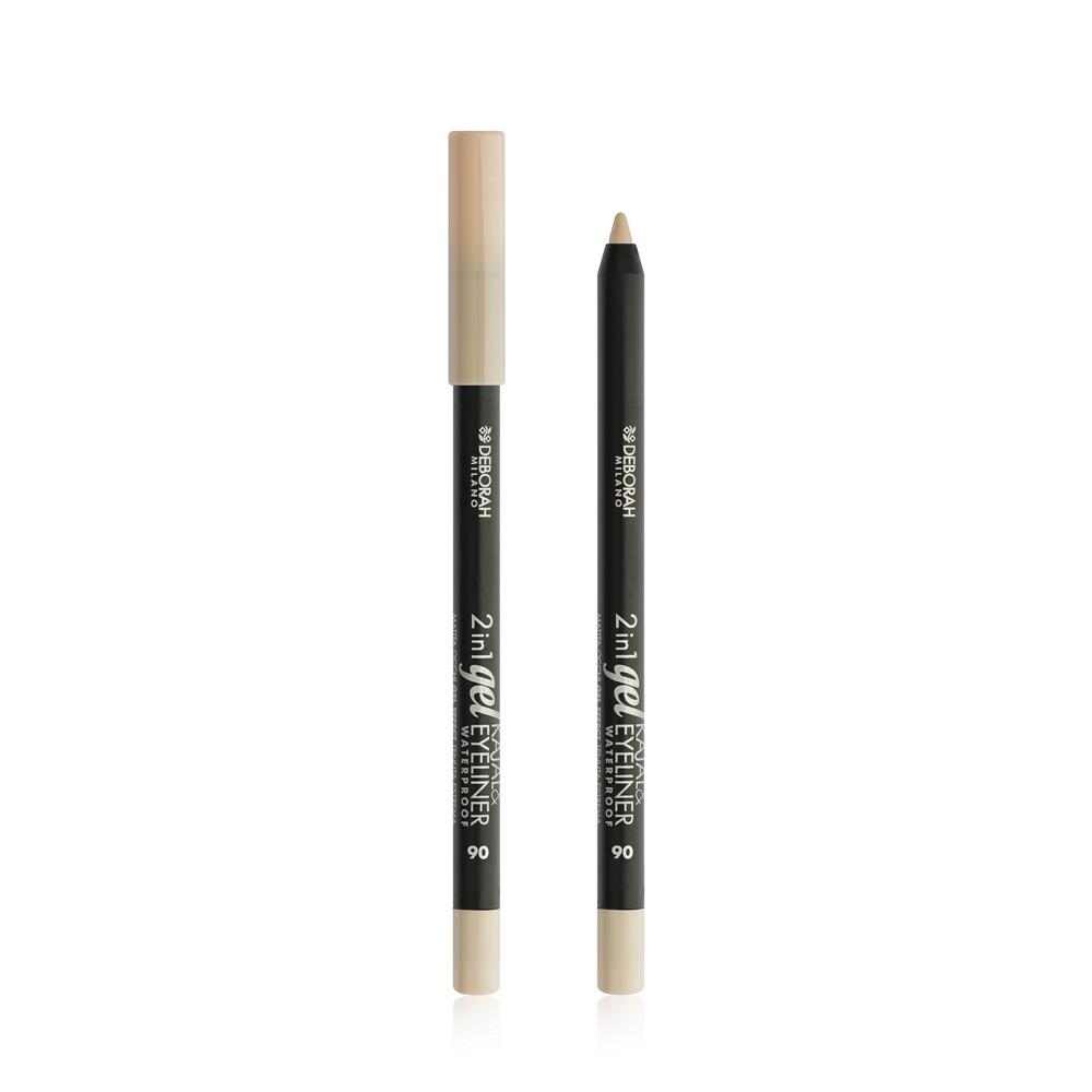 Карандаш для век DEBORAH Milano 2 in 1 Gel Kajal Eyeliner waterproof 06 1,4г.