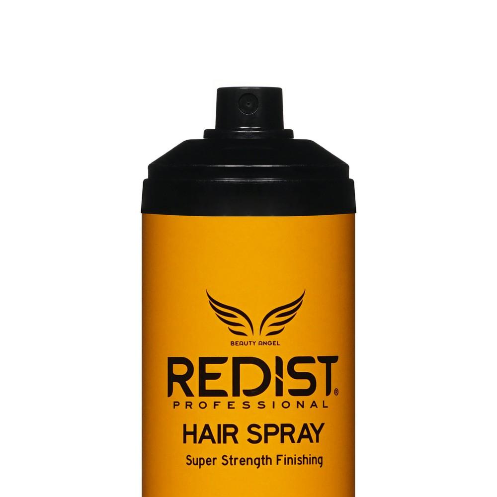 Лак для волос Redist Professional Hair Spray Super Strenght Finishing Full Force экстрасильная фиксация 400мл. Фото 3.