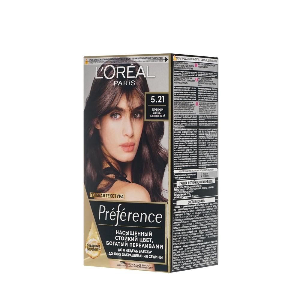 Краска L'Oreal Paris Preference стойкая для волос 5.21 Нотр-дам. Фото 3.