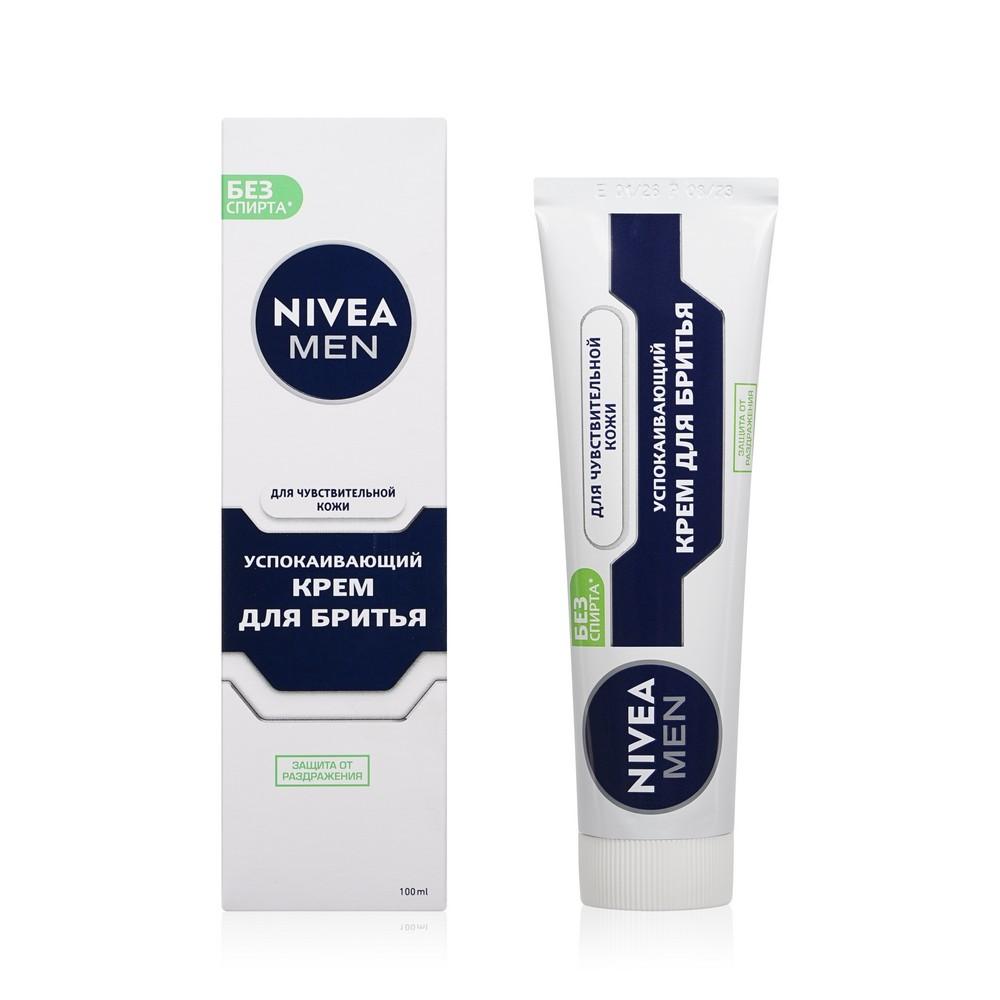 Успокаивающий крем NIVEA Men для бритья для чувствительной кожи 100мл. Фото 1.