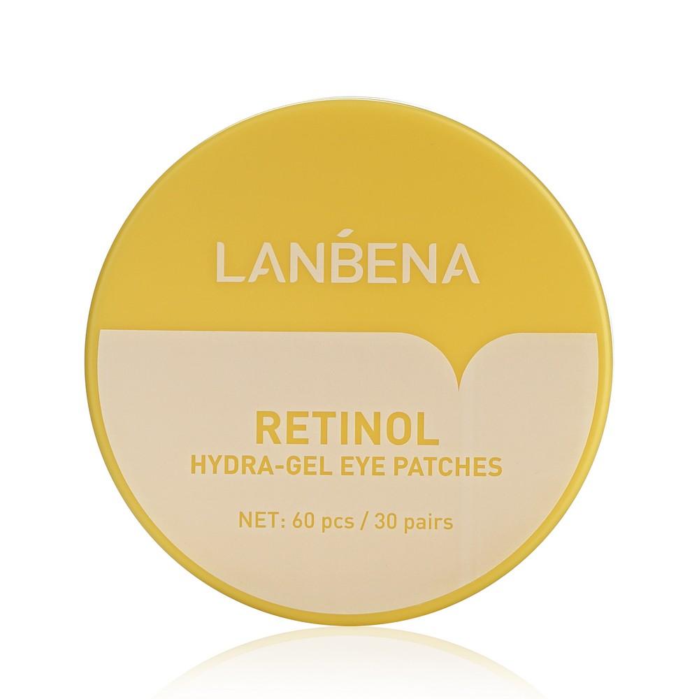 Гидрогелевые патчи для кожи вокруг глаз Lanbena Retinol Hydra-Gel Eye Patches 60шт. Фото 2.