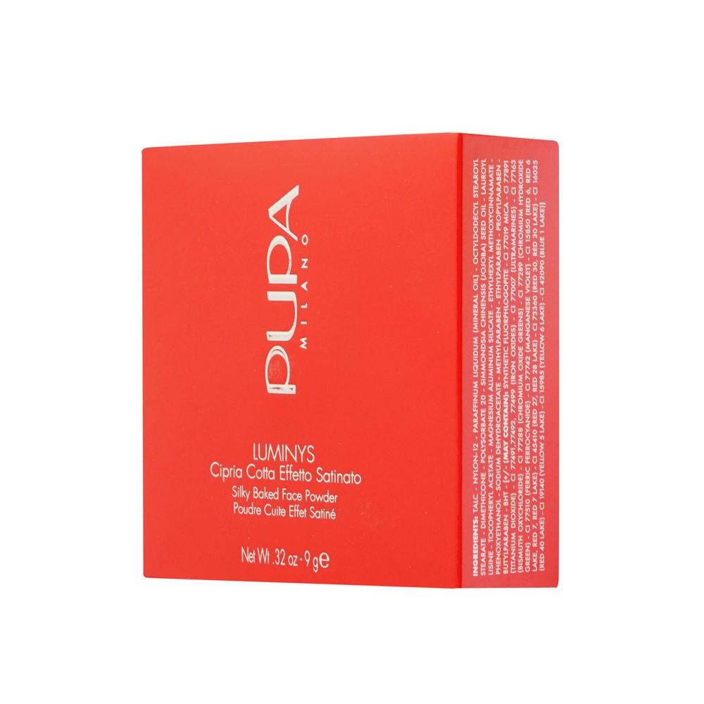 Запеченная пудра для лица с атласным финишем Pupa Luminys Silky Baked Face Powder 04 9г. Фото 7.