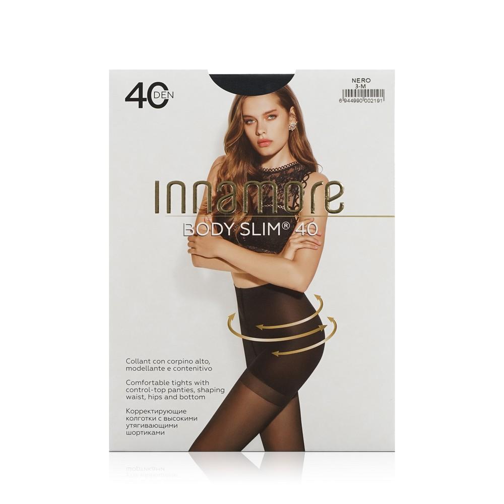 Женские утягивающие колготки Innamore Body Slim 40den Nero 3 размер.