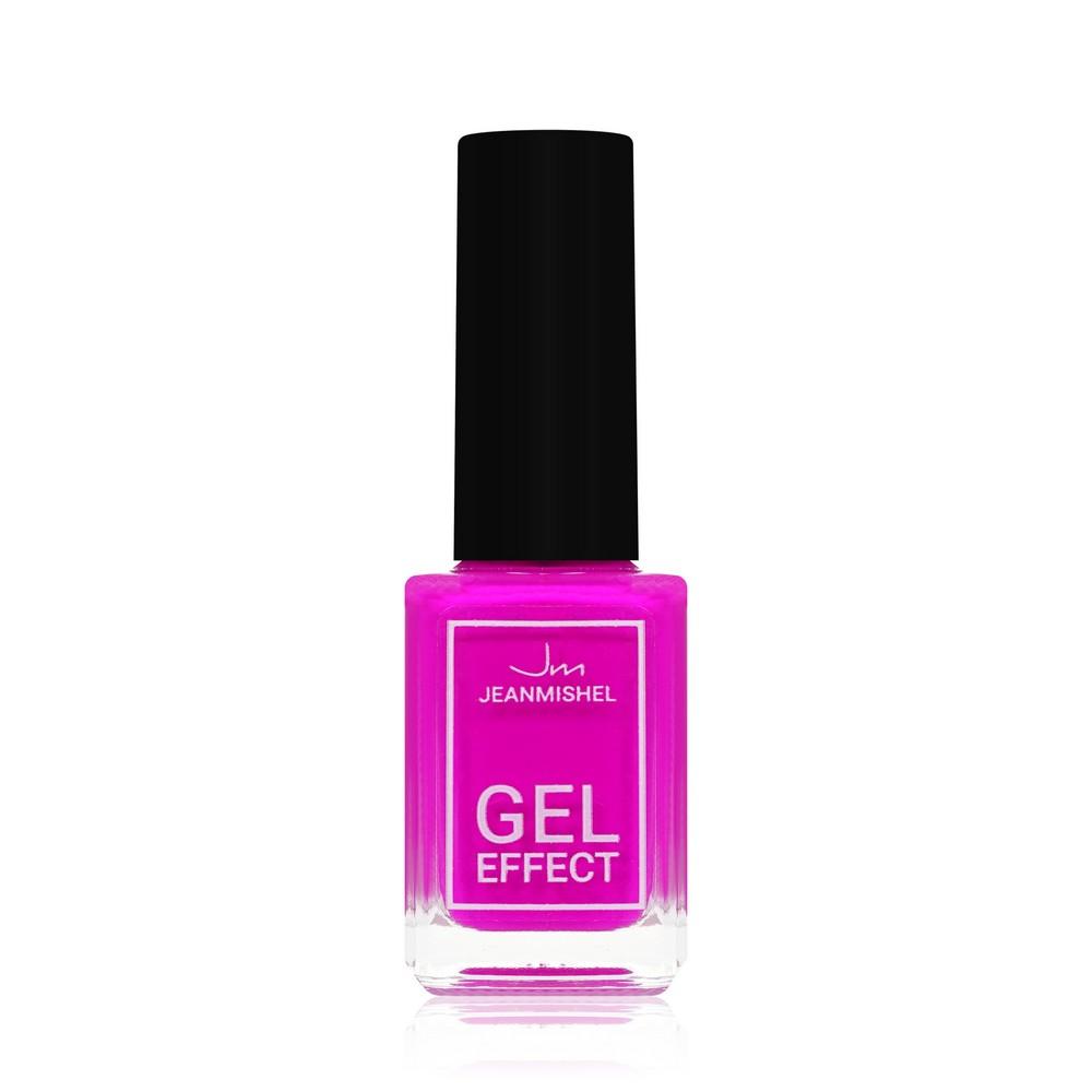 Лак для ногтей Jeanmishel GEL effect 328 Неоновая фуксия 12мл. Фото 1.