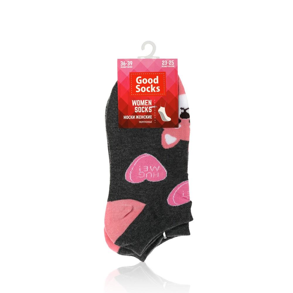 Женские укороченные носки Good Socks , Собачки 3932 , р.23-25.