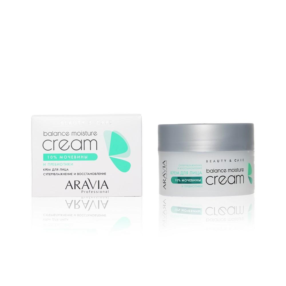 Крем для лица Aravia Professional Beauty & care " Суперувлажнение и восстановление " с мочевиной и пребиотиками 150мл.