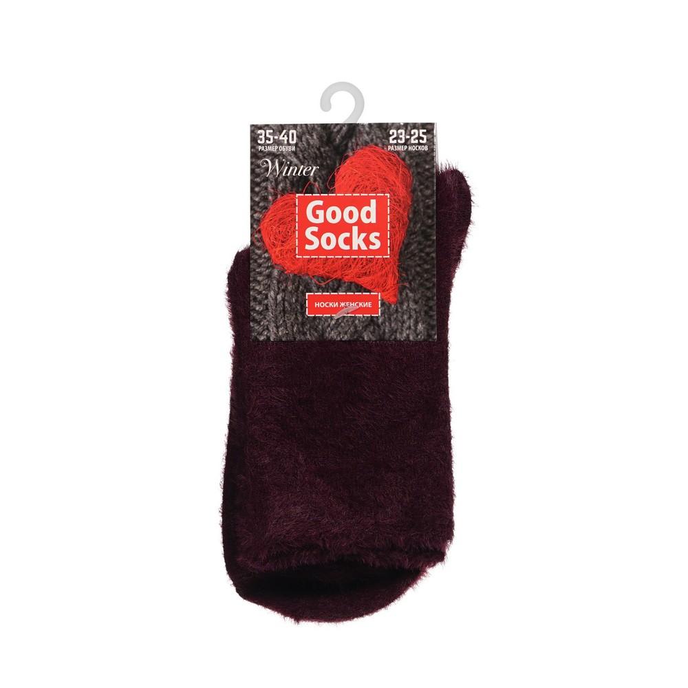 Женские плюшевые носки Good Socks Winter Фиолетовый р.35-40. Фото 1.