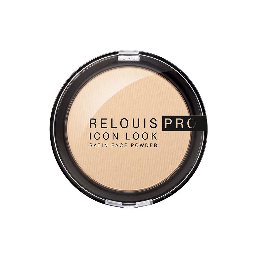 Пудра для лица Relouis PRO Icon Look Satin Face Powder 01 , 9г. Фото 1.