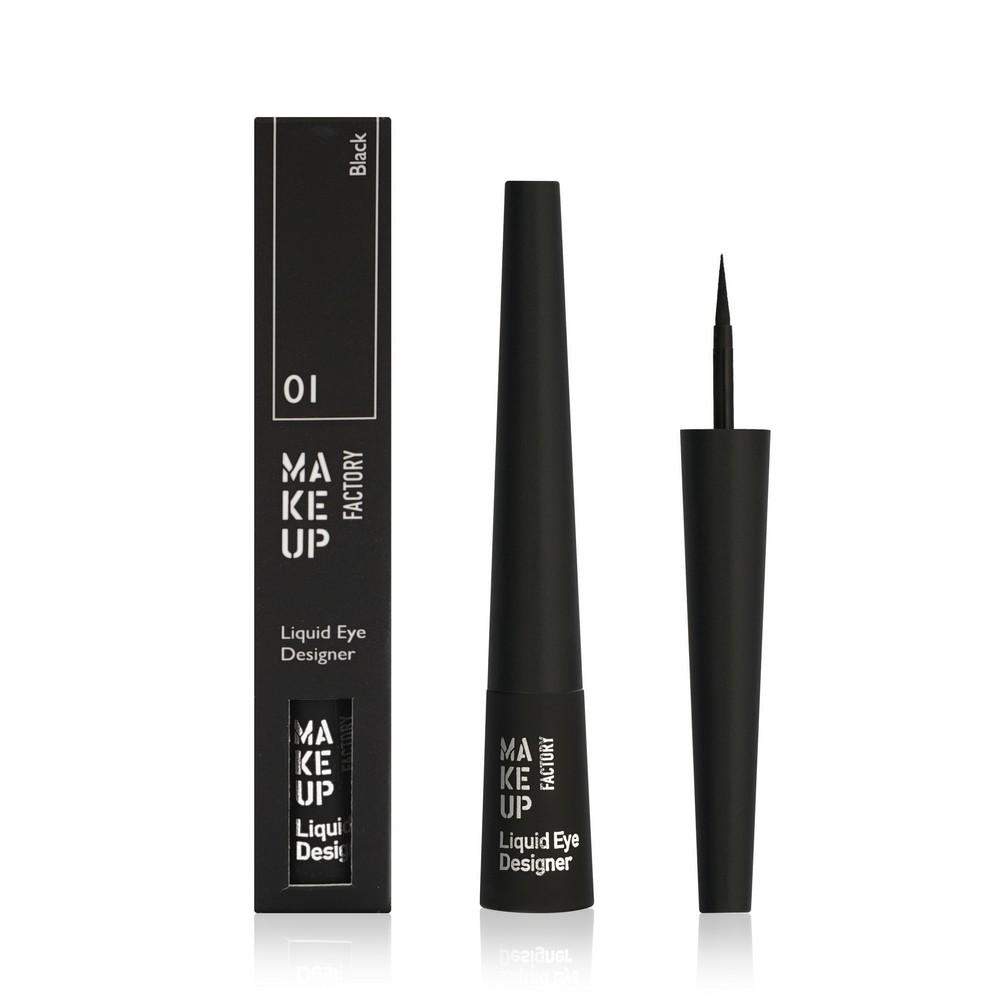 Подводка для век Make Up Factory Liquid Eye Designer 01 2,5мл.