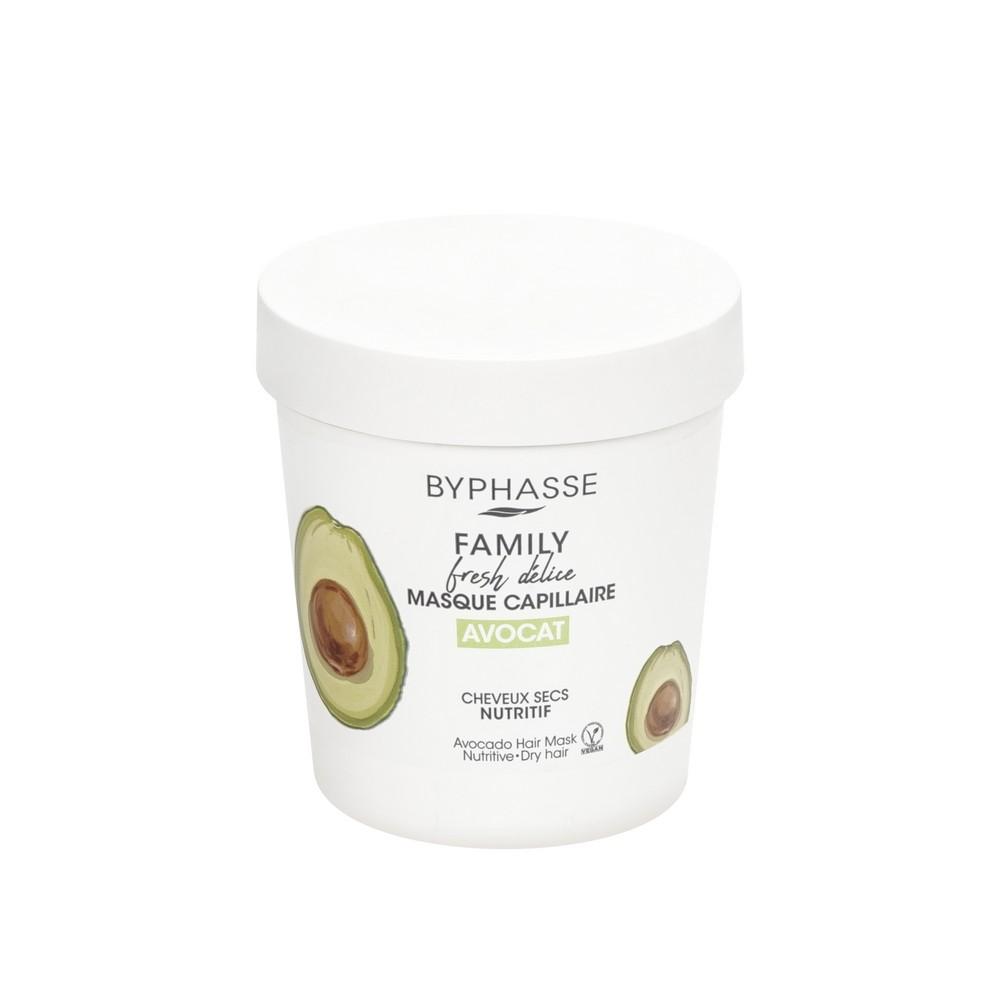 Маска для сухих волос Byphasse Family Fresh Delice Avocado 250мл. Фото 4.