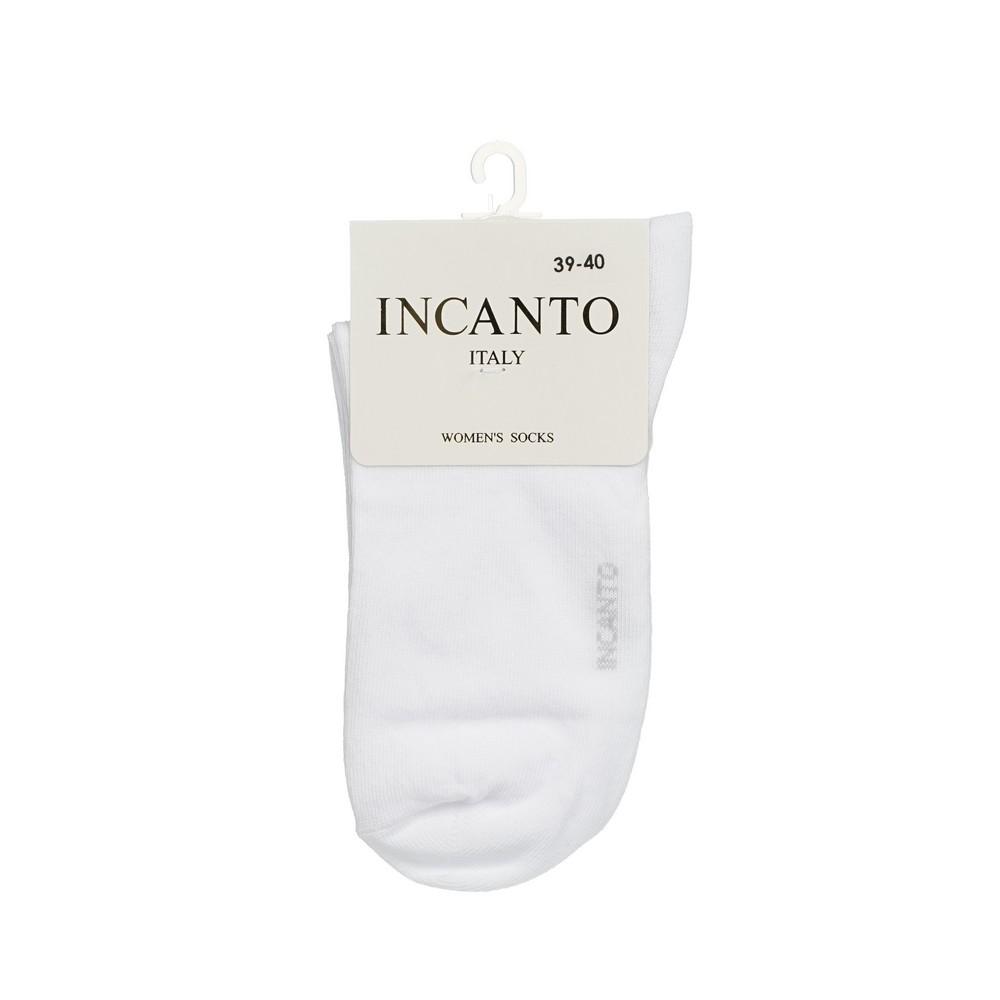 Женские однотонные носки INCANTO IBD733003 Bianco р.39-40.