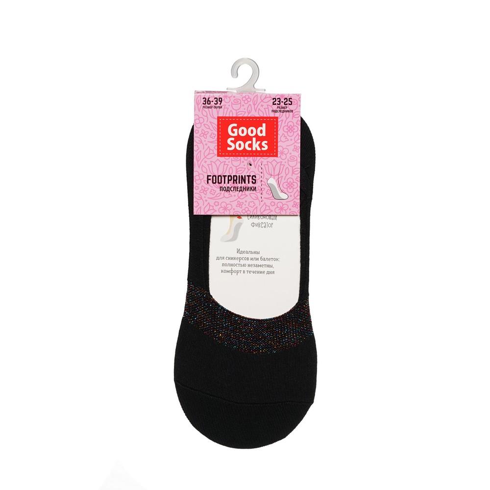 Женские подследники Good Socks трикотажные ss21 WAT92066-21-1 черные. Фото 1.