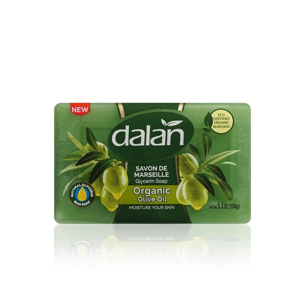 Мыло туалетное Dalan Savon de Marseille " Organic Olive Oil " 150г. Фото 1.