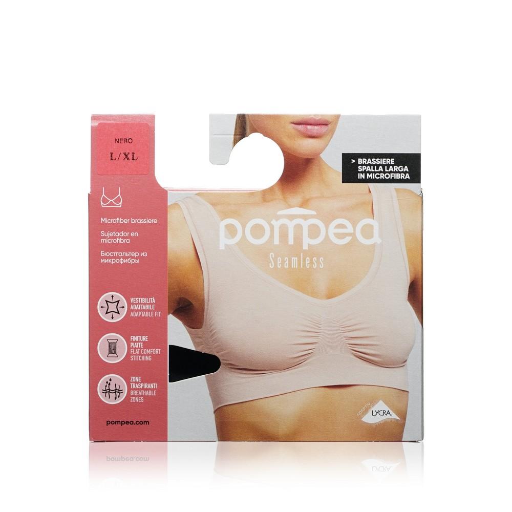 Женский бюстгалтер Pompea Seamless Comfort Nero L / XL.