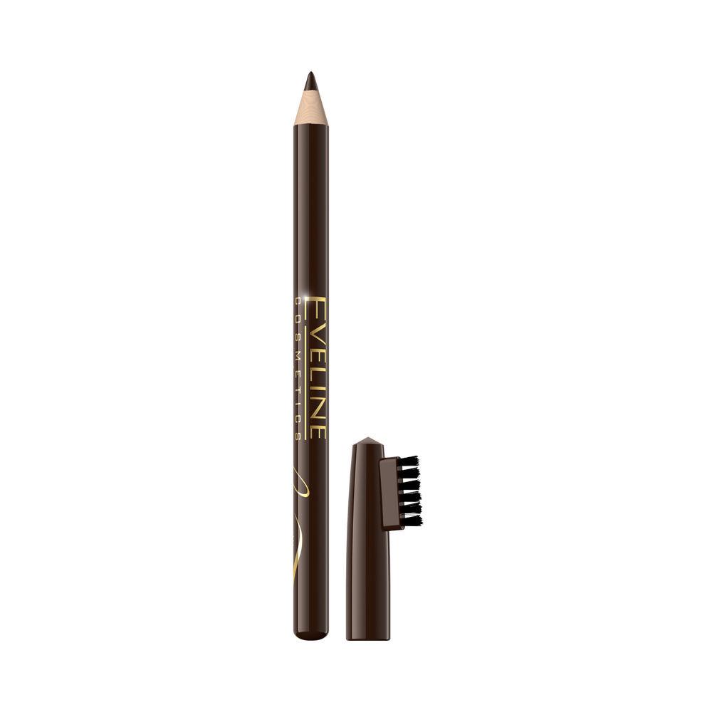 Карандаш для бровей Eveline EYEBROW PENCIL Soft Brown. Фото 1.