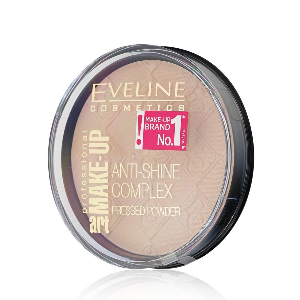 Пудра для лица Eveline Anti-Shine Complex Pressed Powder 31 , Transparent , 14г. Фото 2.