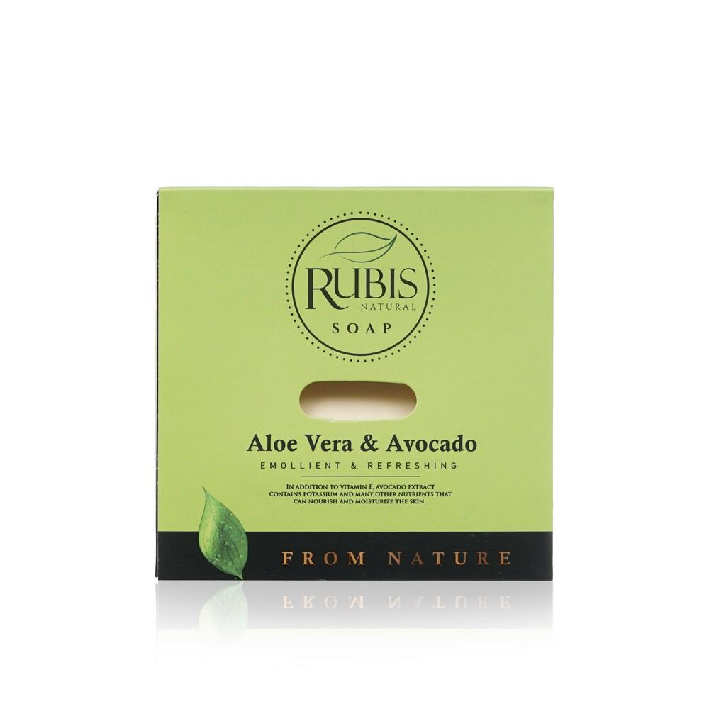 Мыло туалетное Rubis From Nature " Aloe & Avocado " 125г.