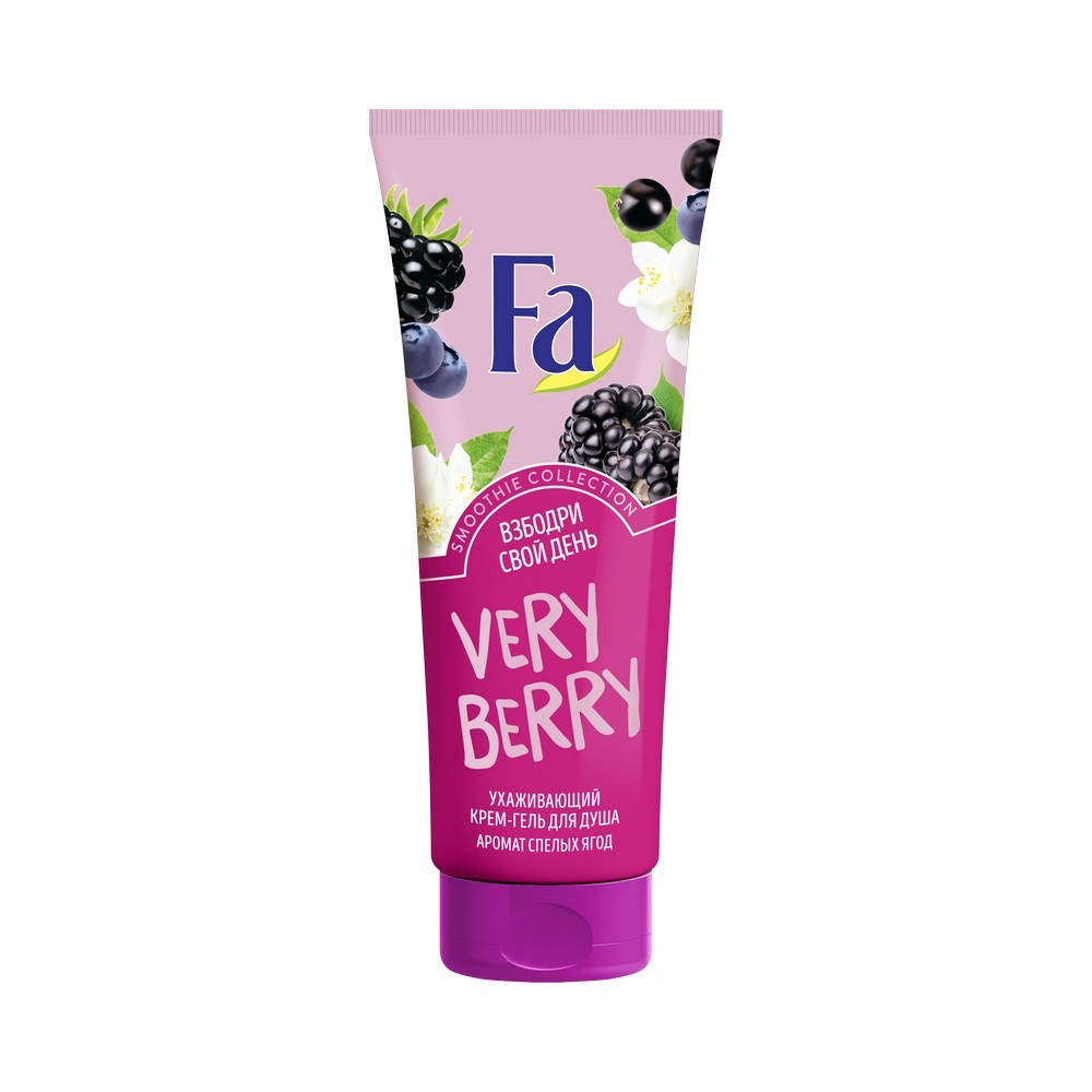 

Крем - гель для душа Fa Smoothie " Very berry " 200мл