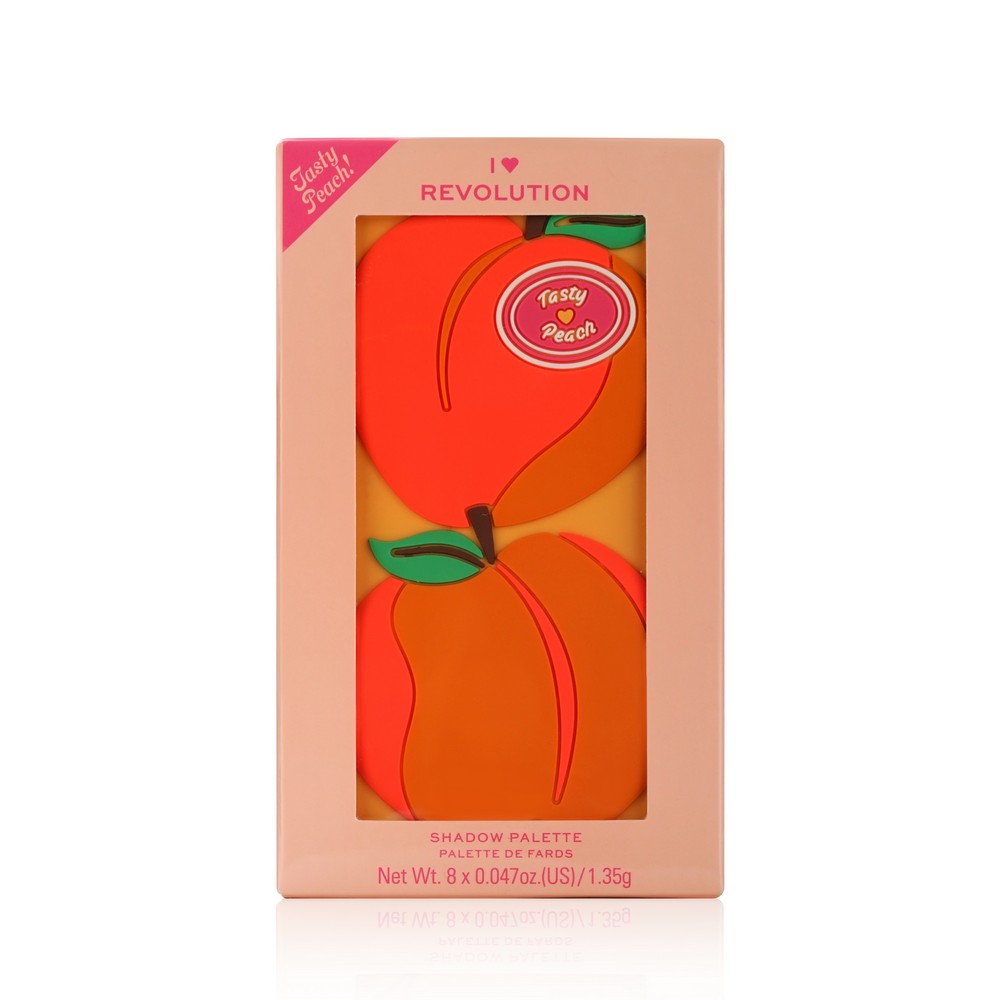 

Тени для век I Heart Revolution Mini Tasty " Peach " 8 цветов , 10,8г