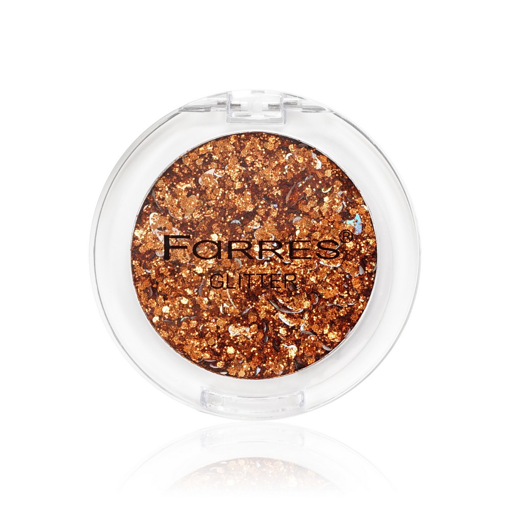 Тени для век Farres Glitter Янтарный 3г