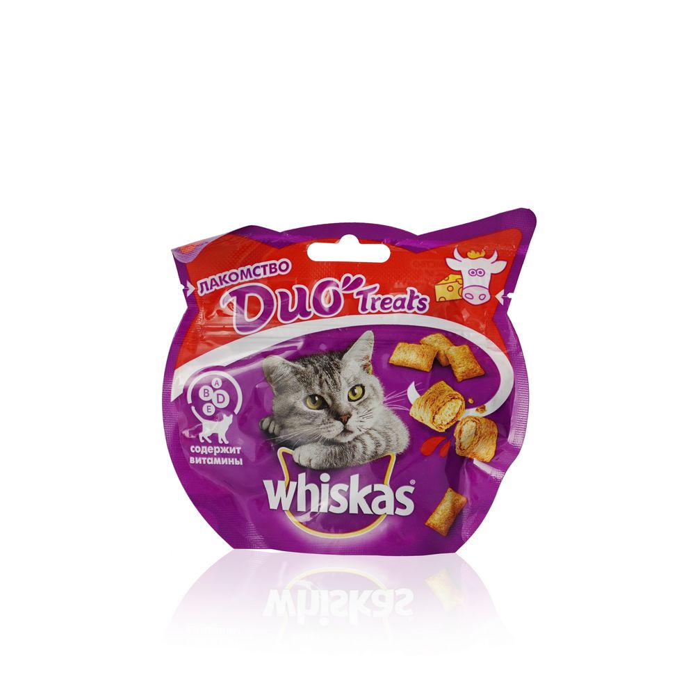 Лакомство для кошек Whiskas Duo с говядиной и сыром 40г