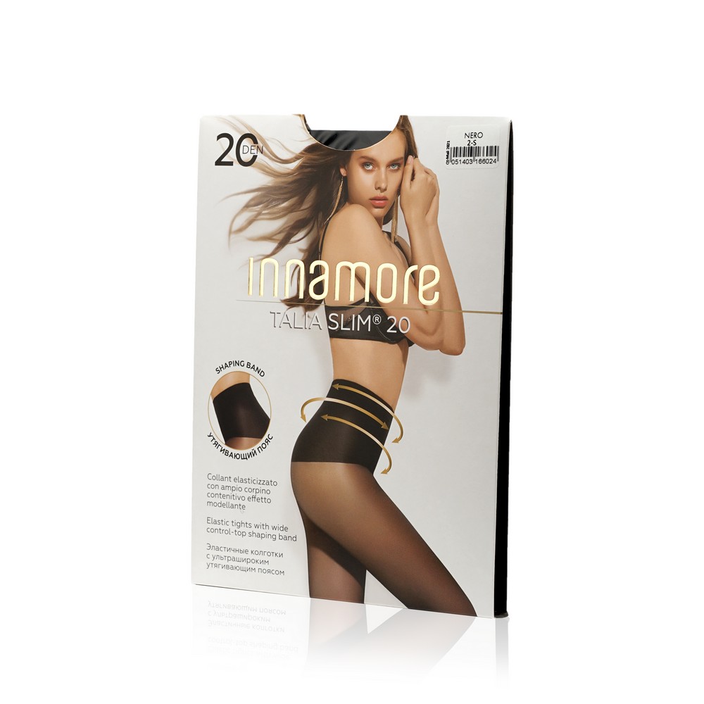 

Женские колготки Innamore Talia Slim 20den Nero 2 размер