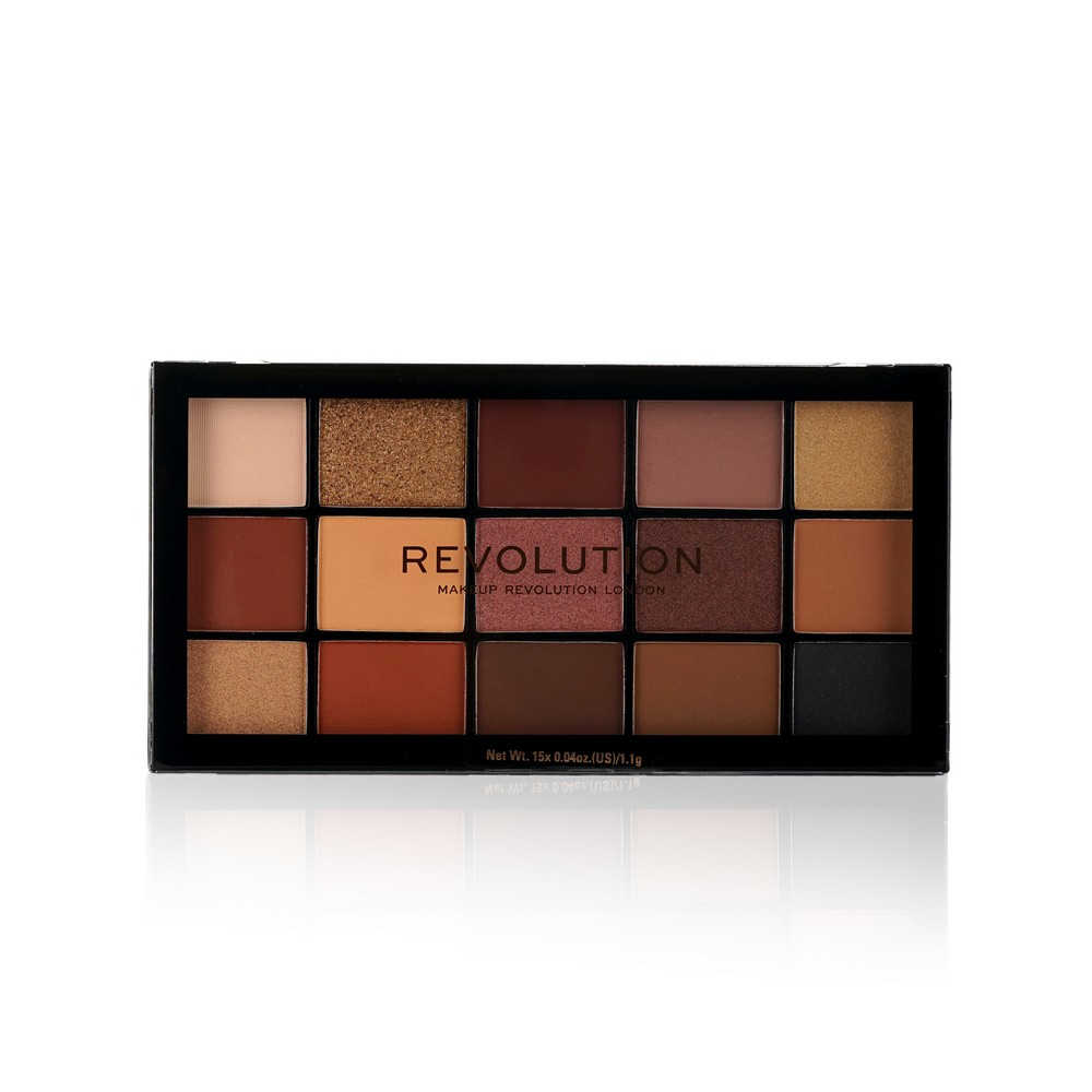 

Тени для век MakeUp Revolution Re-Loaded , Velvet rose , 15 цветов , 16,5г