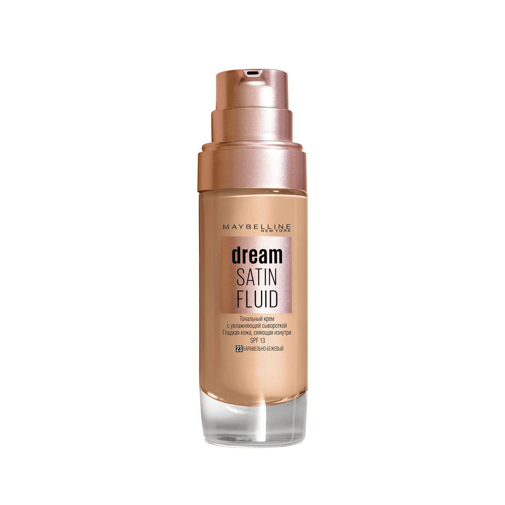 

Тональный крем Maybelline New York Dream Satin Fluid для лица 023 Карамельно-бежевый 30мл