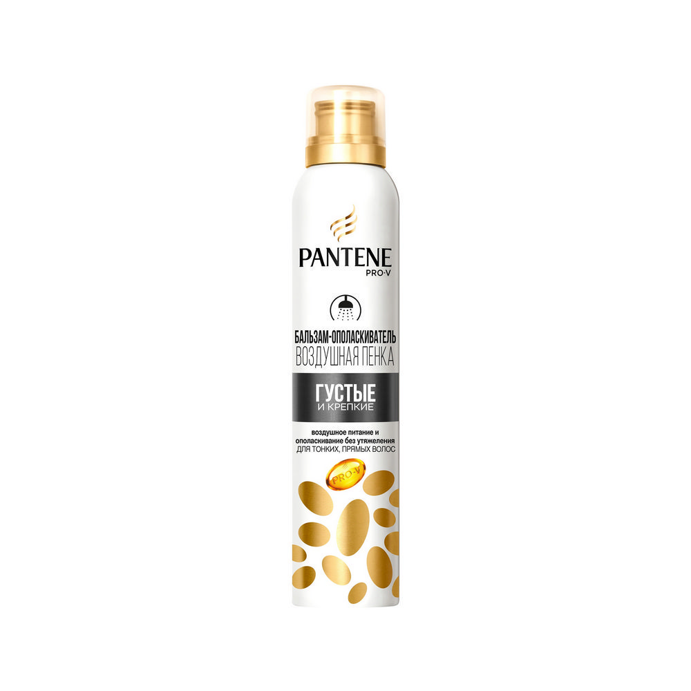 

Бальзам - ополаскиватель Pantene Pro-V Густые и крепкие " Воздушная пенка " для тонких , ослабленных волос 180мл