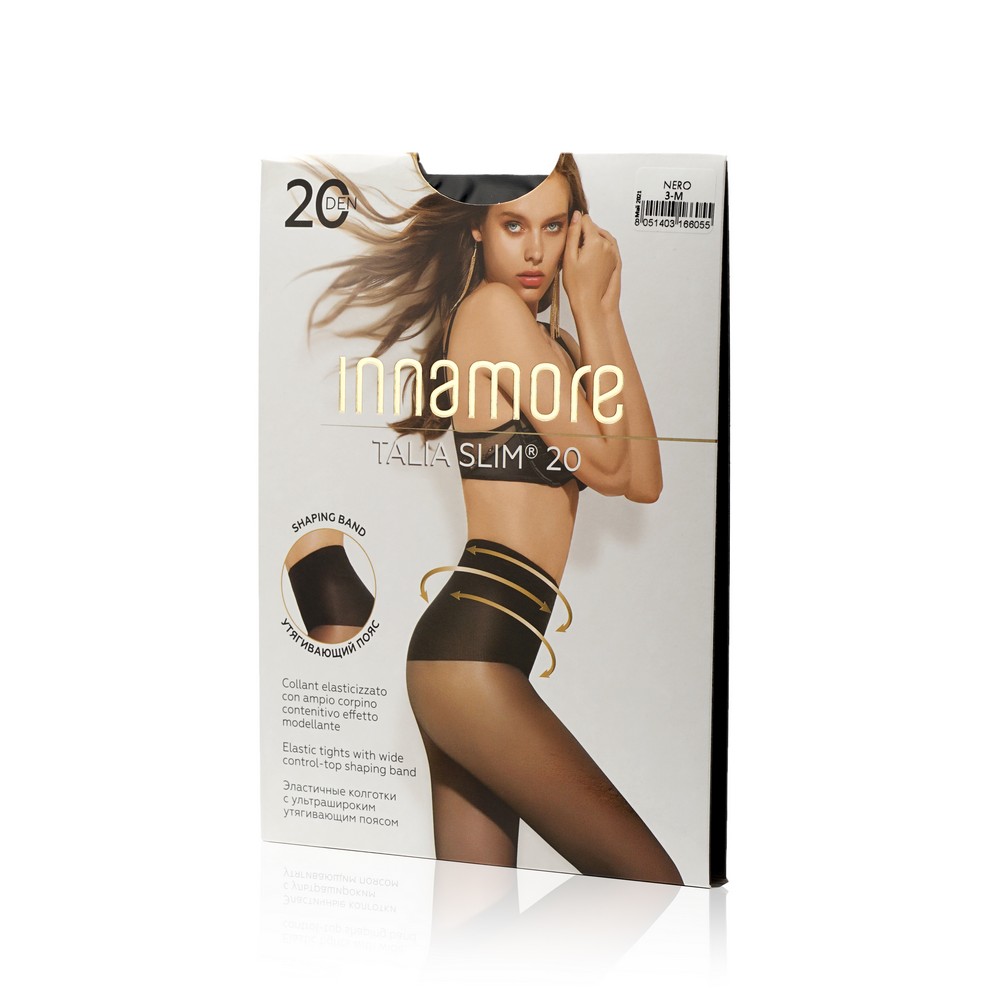 

Женские колготки Innamore Talia Slim 20den Nero 3 размер