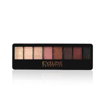 Тени для век Eveline Professional Palette , 8 цветов , 02