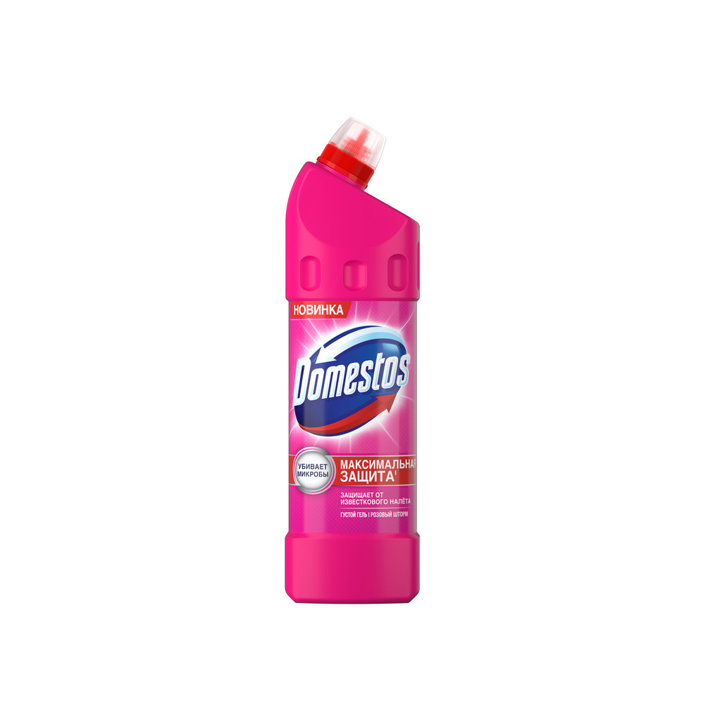 

Чистящий гель Domestos для сантехники " Розовый шторм " 1л