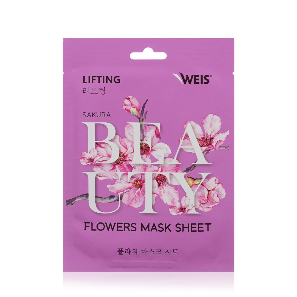 Маска для лица WEIS Beauty Flowers Lifting с экстрактом сакуры 23г - купить  в интернет-магазине Улыбка радуги