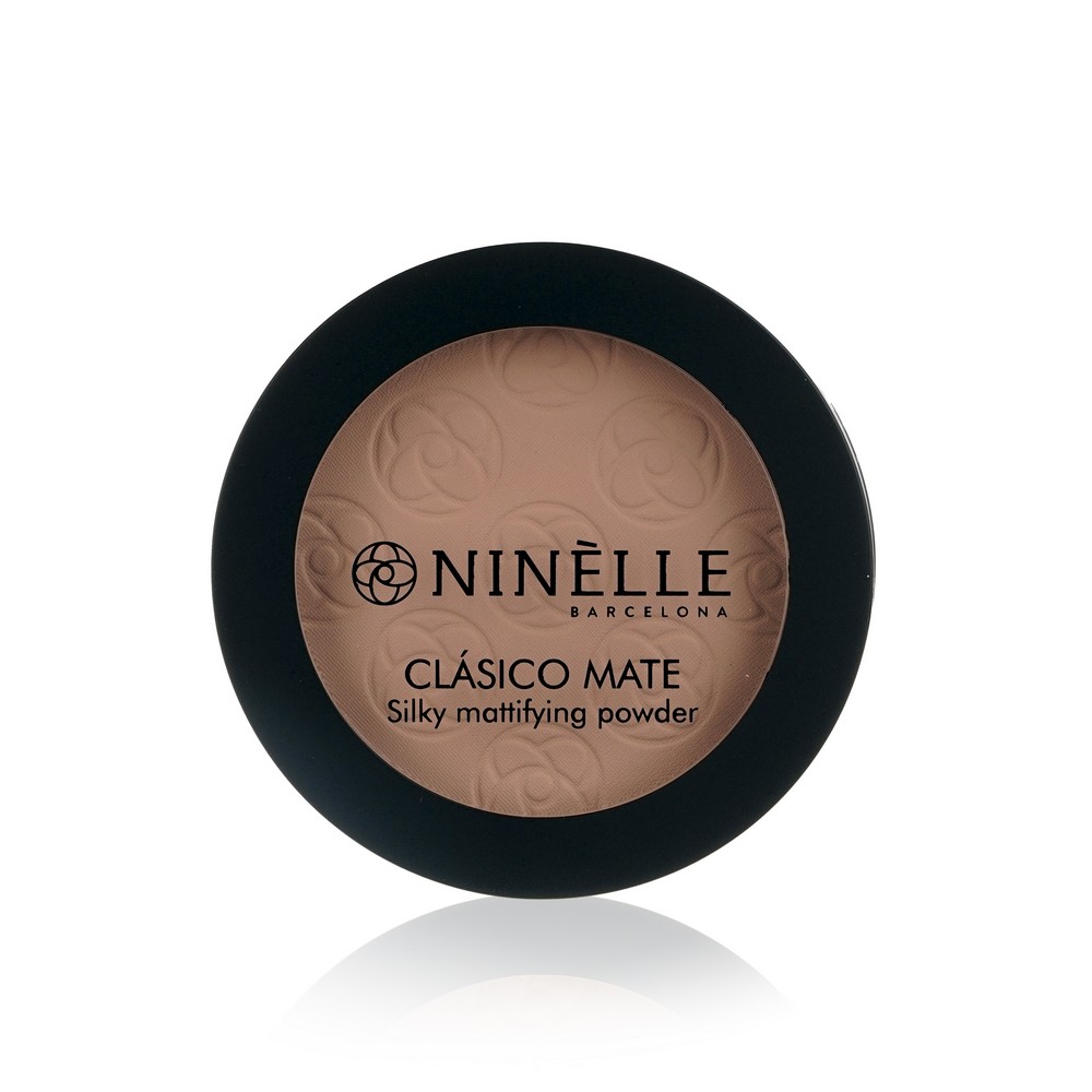 Матовая пудра для лица Ninelle Clasico Mate 202 8г легкая пудра для лица матовая clasico mate silky mattifying powder 8г no 203