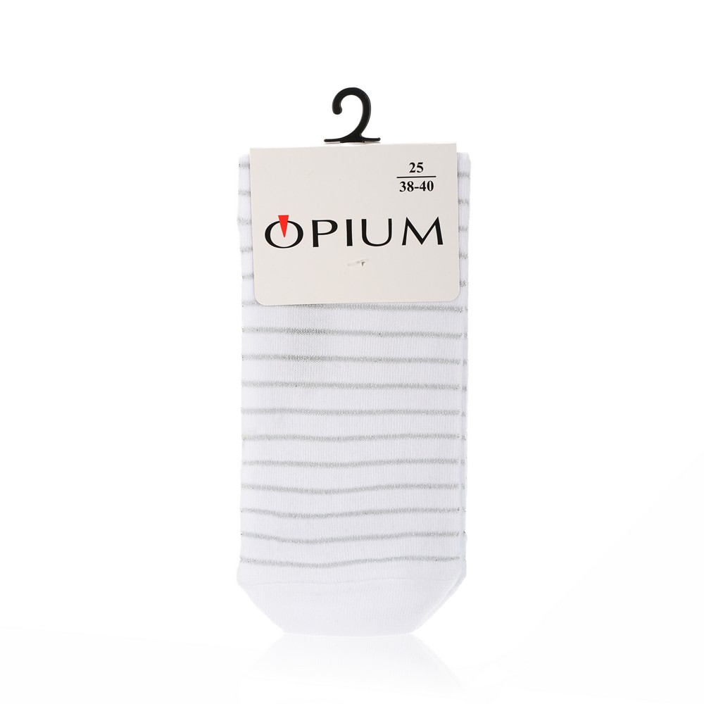 

Женские носки с люрексом Opium 6WM-1 , Белый , р.23